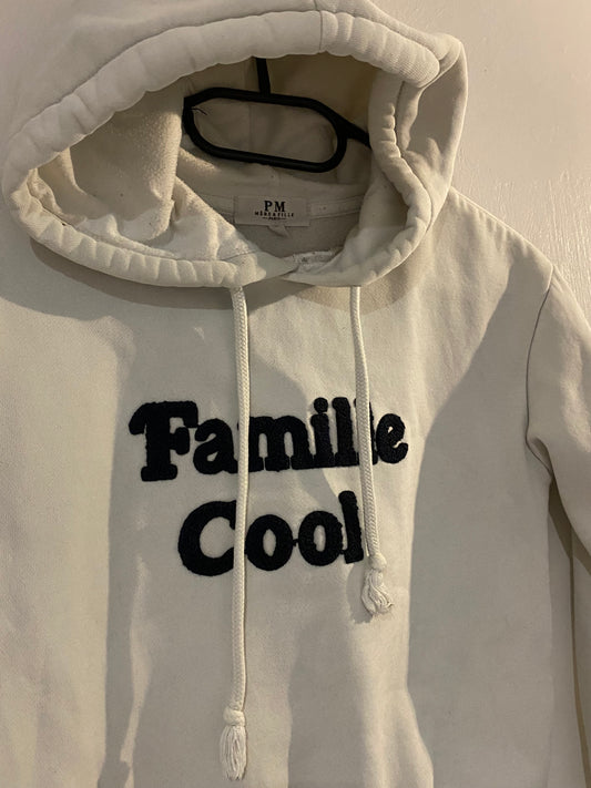 Sweat à capuche crème enfant – 10 ans – Mère & Fille Paris