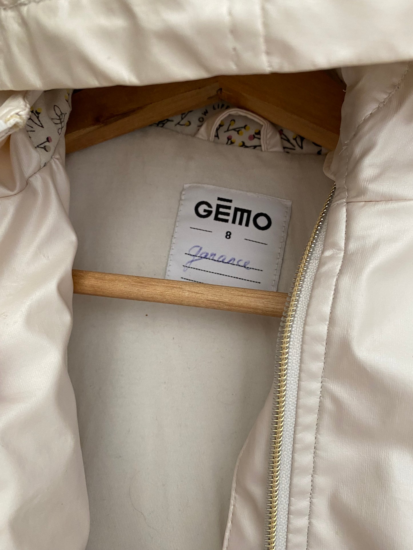 Veste beige 8ans