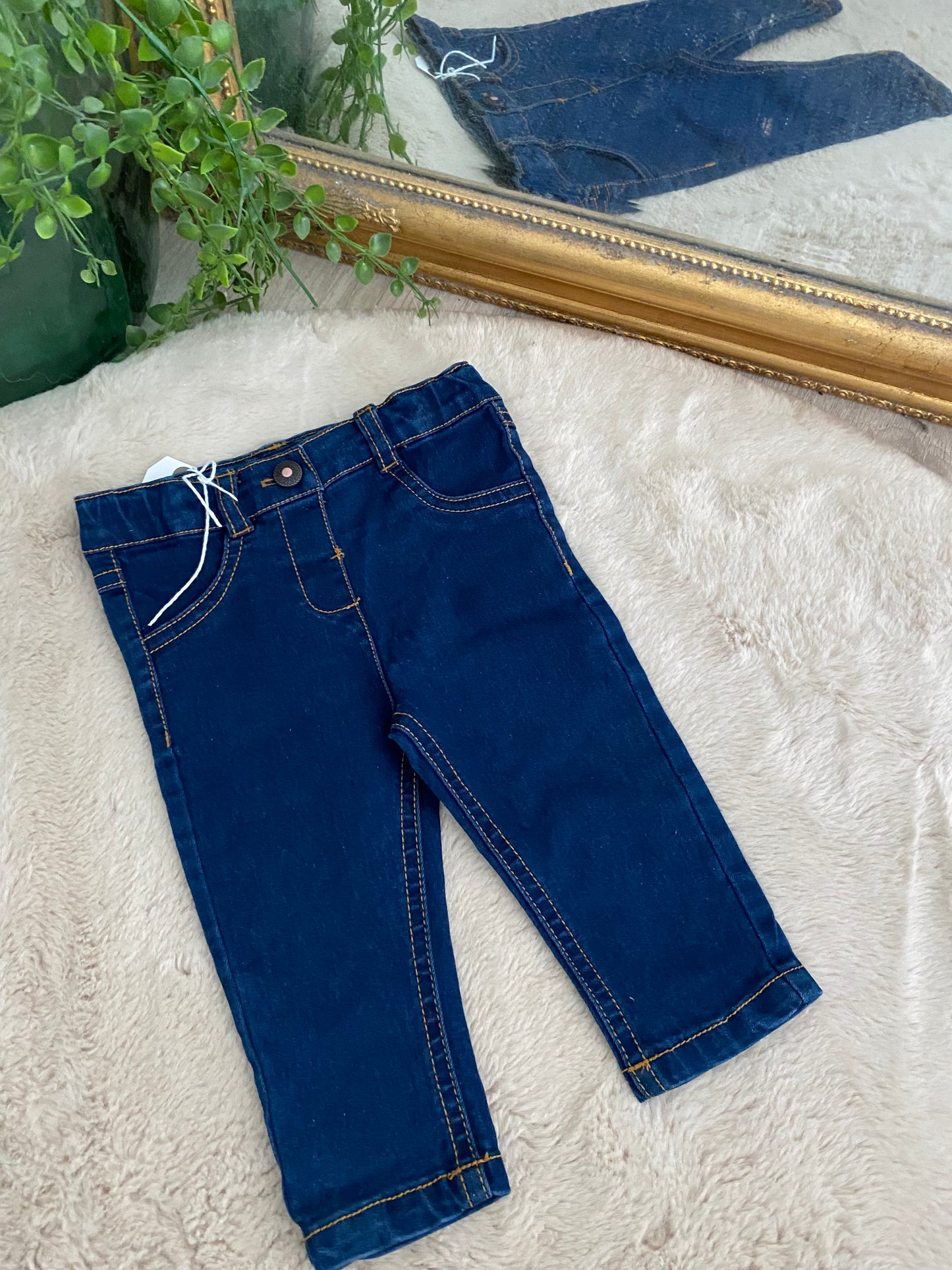 Jeans slim fit brut Kiabi – 6 mois 👶💙