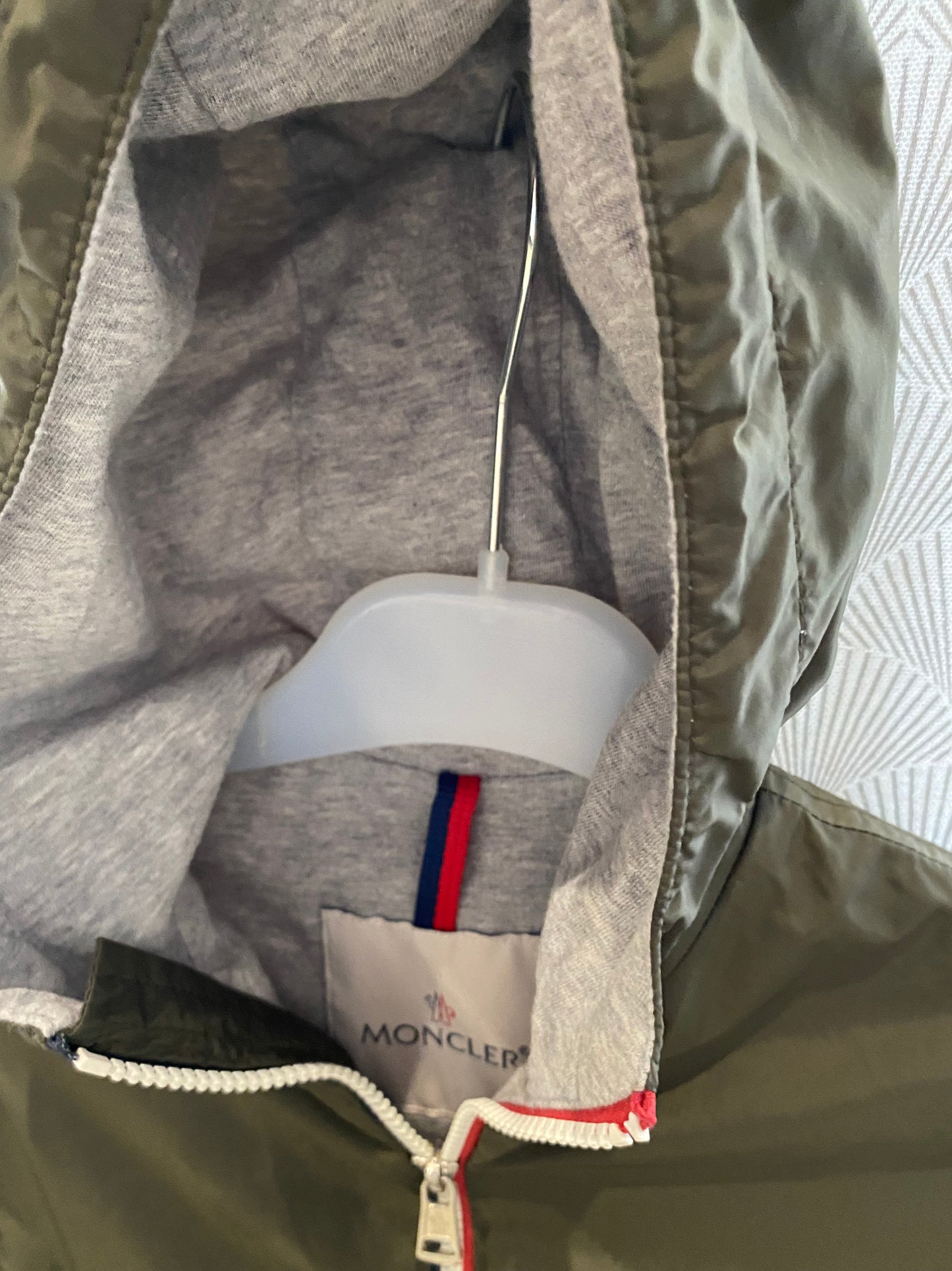 Coupe-vent K-way kaki – Moncler – 4 ans