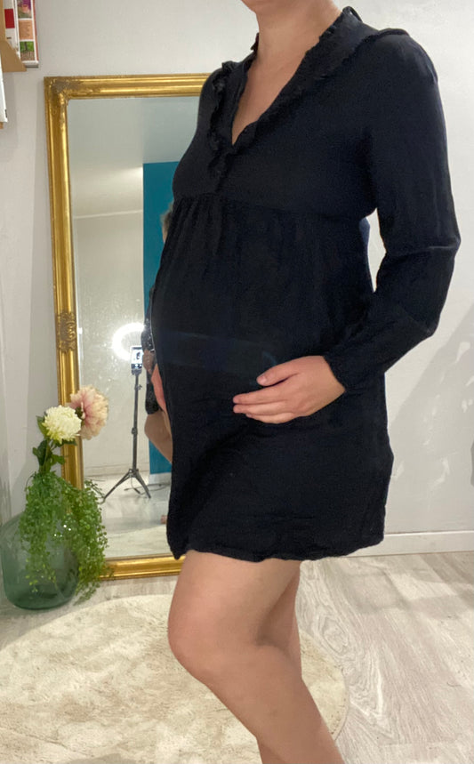 Robe noire manches longues – Kiabi – Taille 38