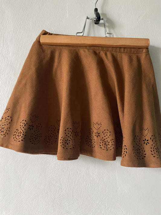 Jupe effet daim marron Lisa Rose – 5 ans