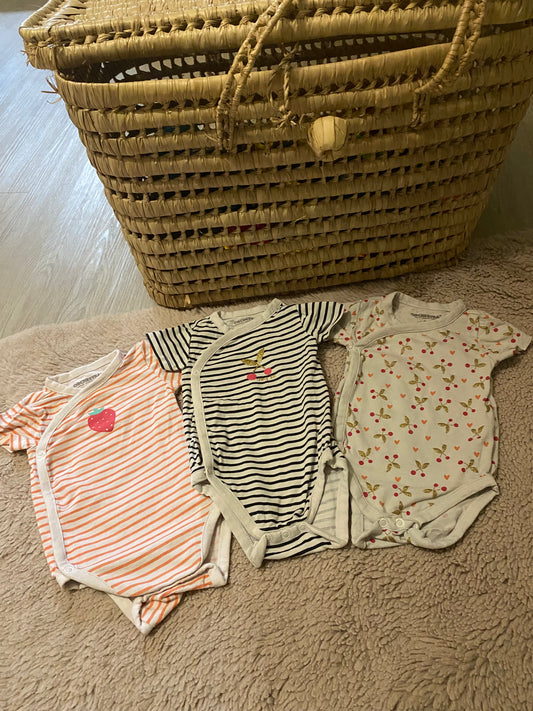 Lot 3 bodies motifs fruits – Orchestra – 3 mois