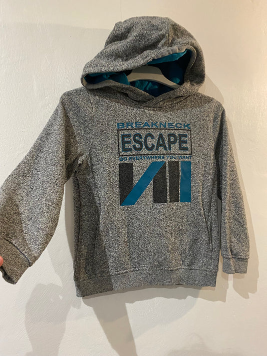Sweat à capuche gris & bleu Escape – Orchestra – 8 ans