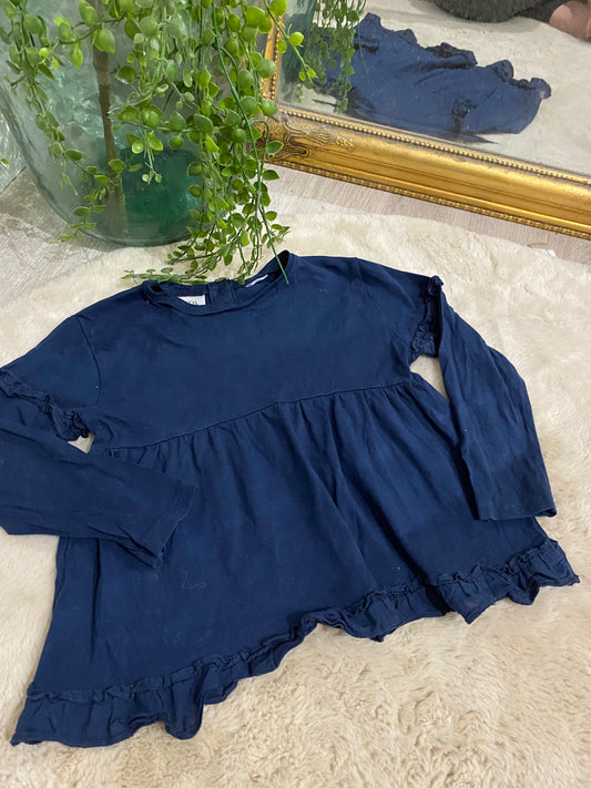 Haut marine évasé – Zara – 2/3 ans