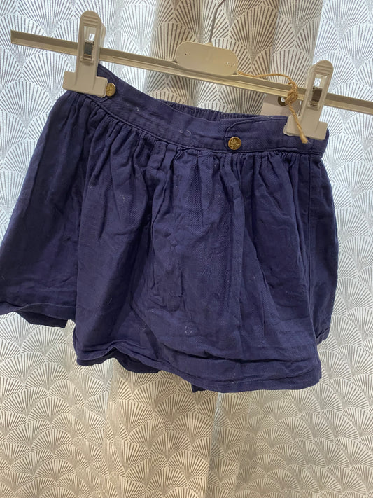 Jupe marine épaisse déco gouttes d’eau dorées – 5 ans – Sergent Major