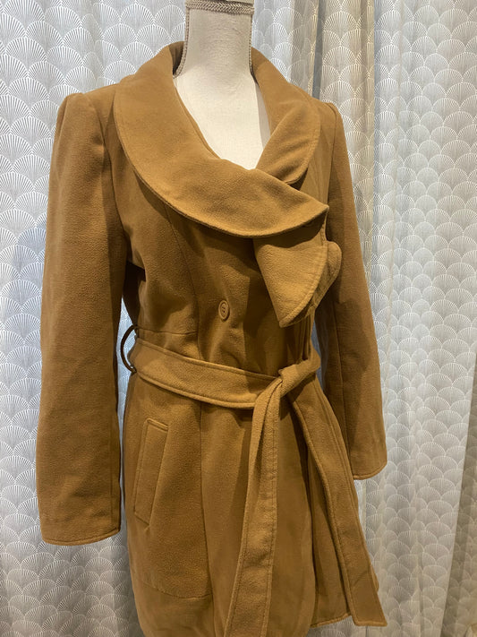 🤎 Trench beige col original – 3 Suisses – 42