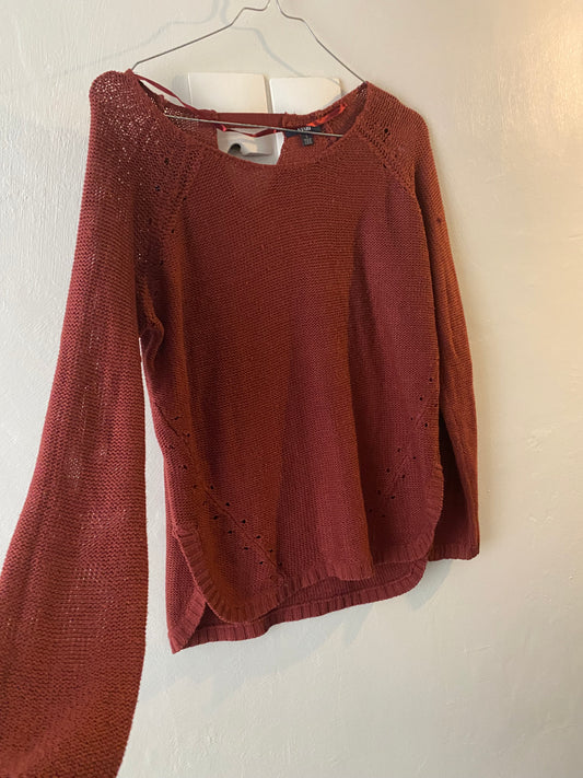 Pull bordeaux/rouge – Kiabi – Taille S