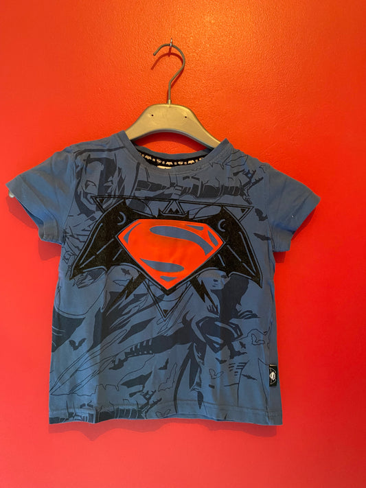 T-shirt bleu Spiderman – Taille 5ans – Manches courtes
