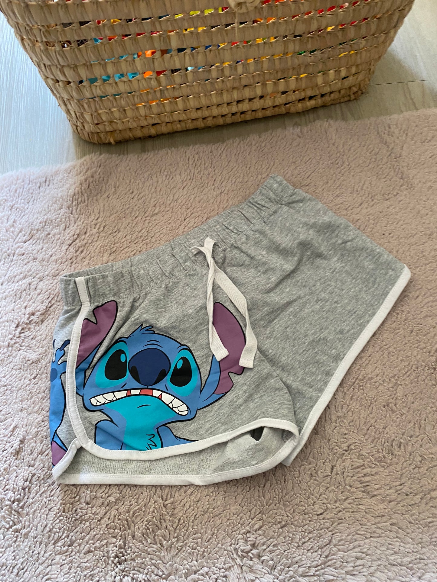 🐭 Short jogging gris Stitch Disney – Undiz – Taille S