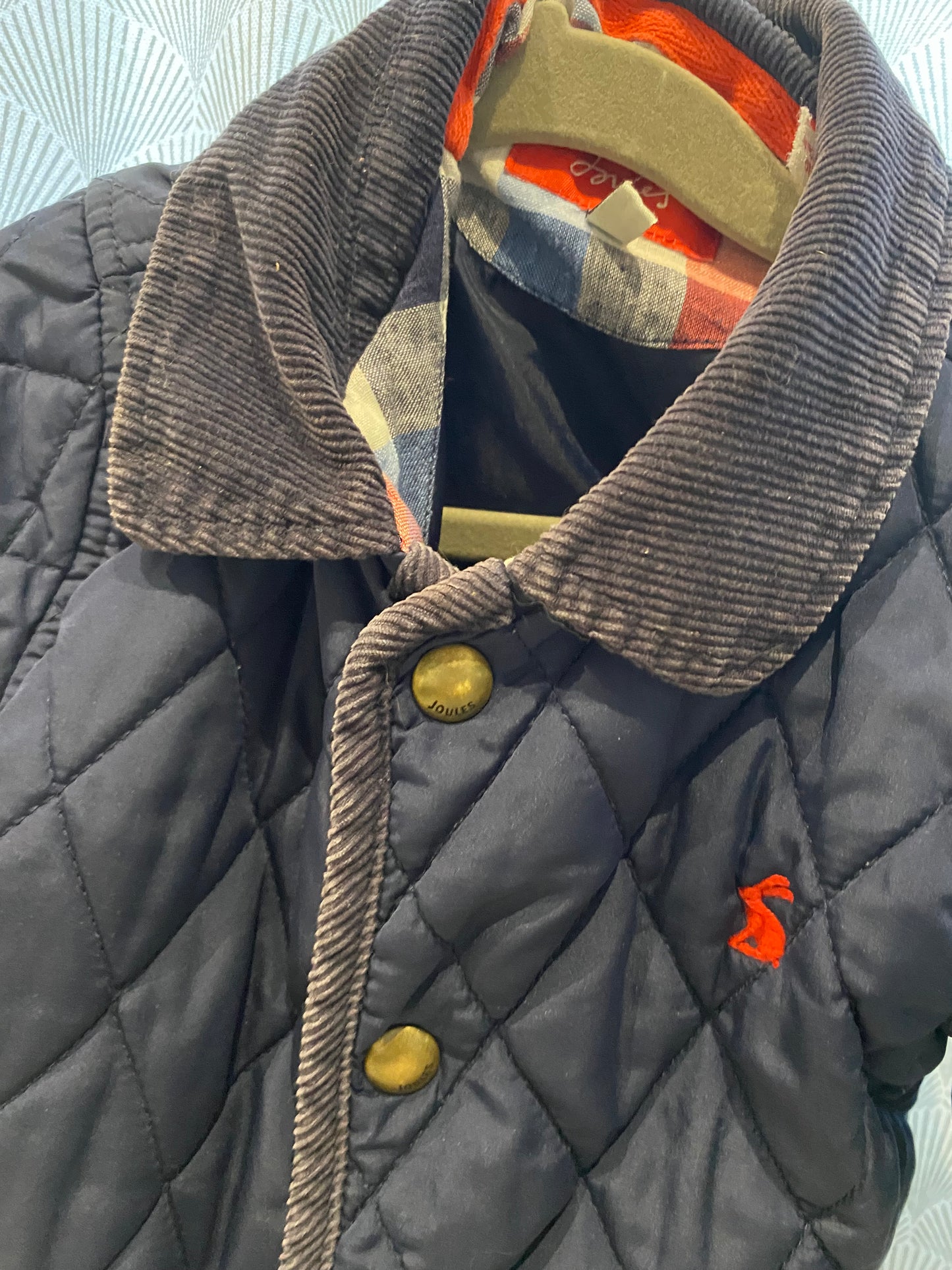 Blouson mi-saison matelassé marine – Joules – T3 ans