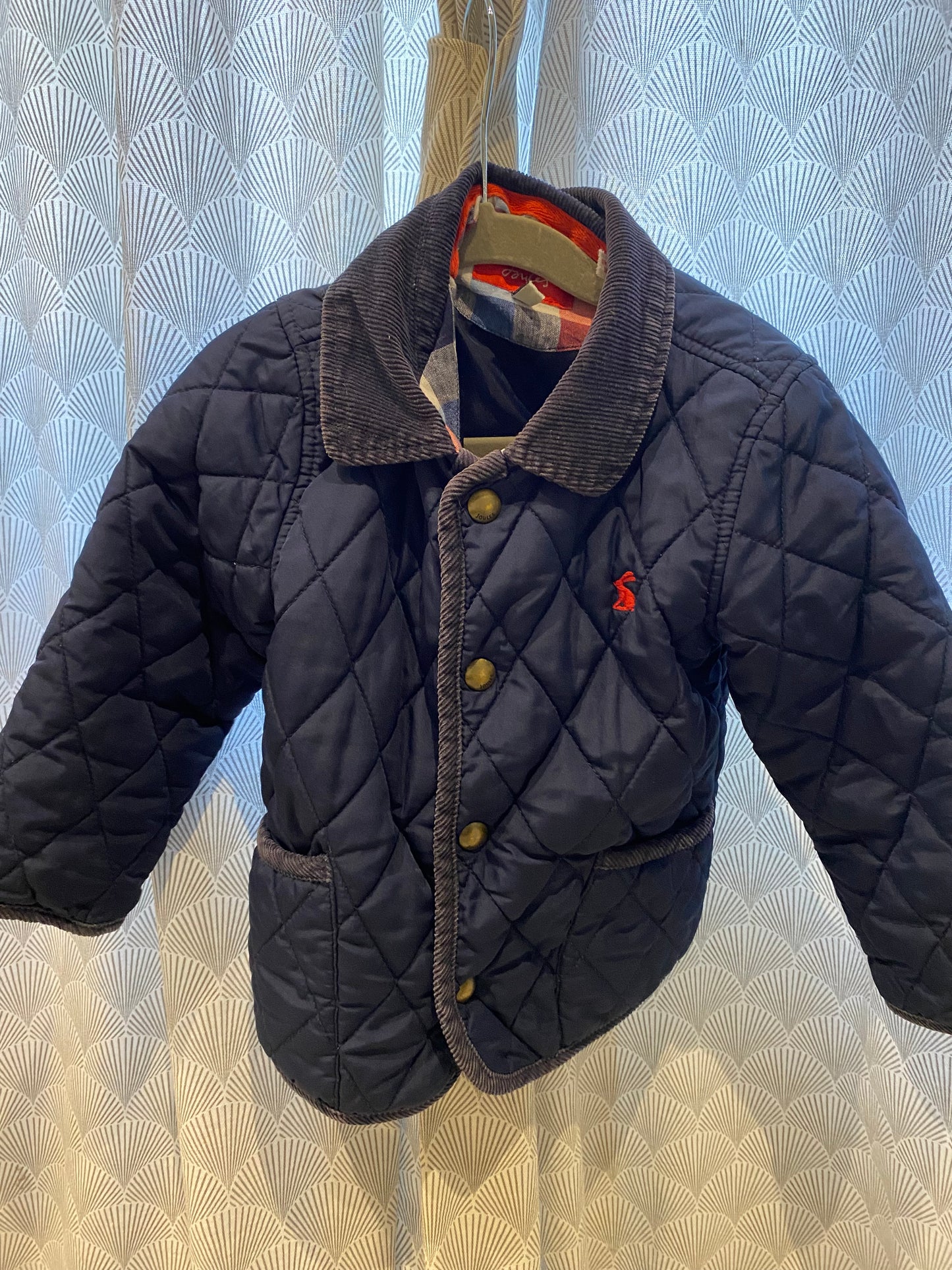 Blouson mi-saison matelassé marine – Joules – T3 ans