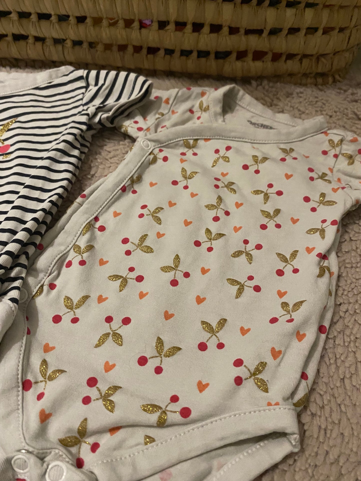 Lot 3 bodies motifs fruits – Orchestra – 3 mois