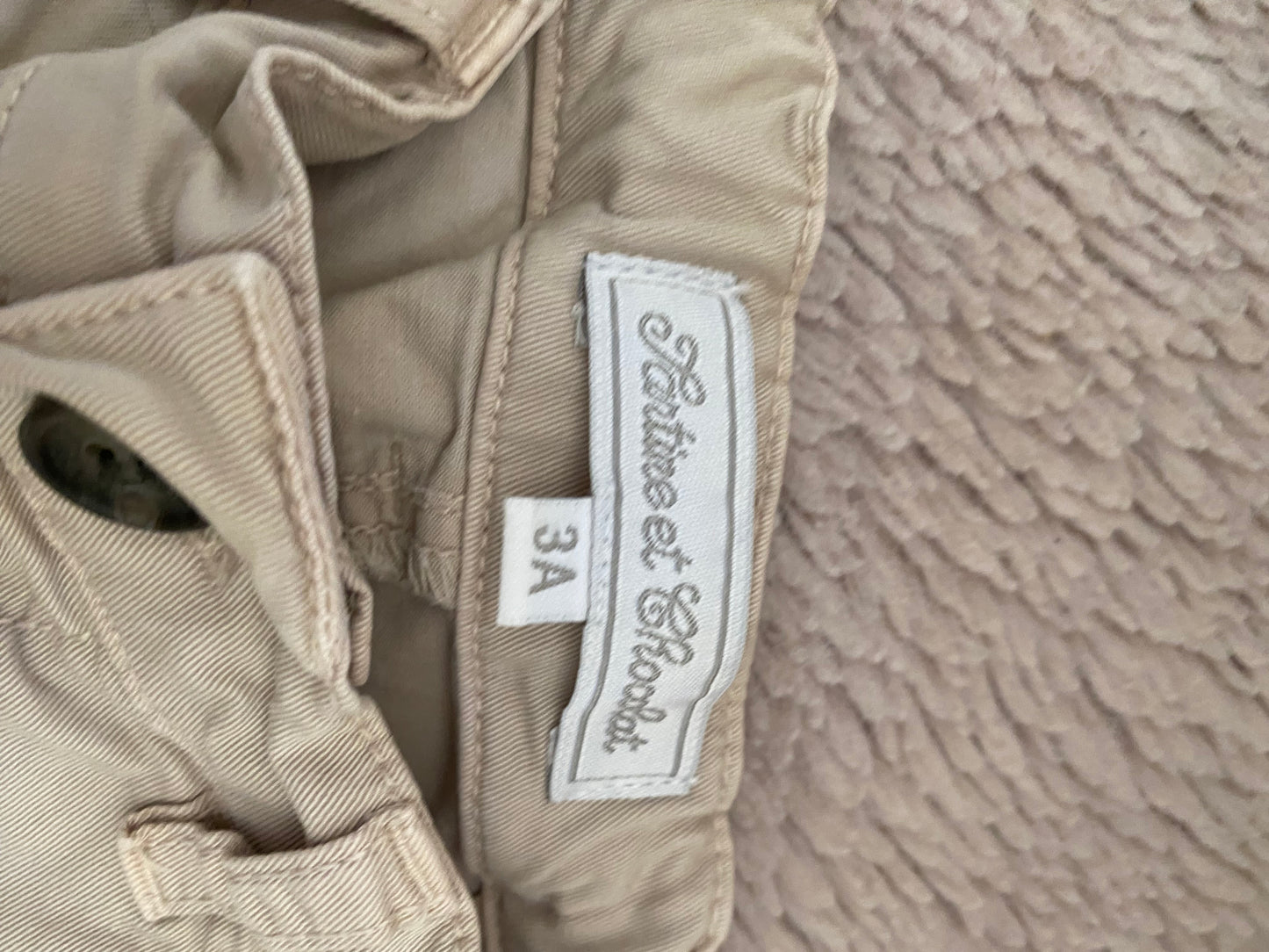 👕 Short chino beige – Tartine et Chocolat – 3 ans