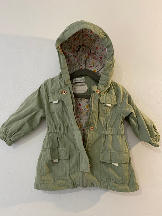 Veste légère kaki fleurie Orchestra - 12 mois