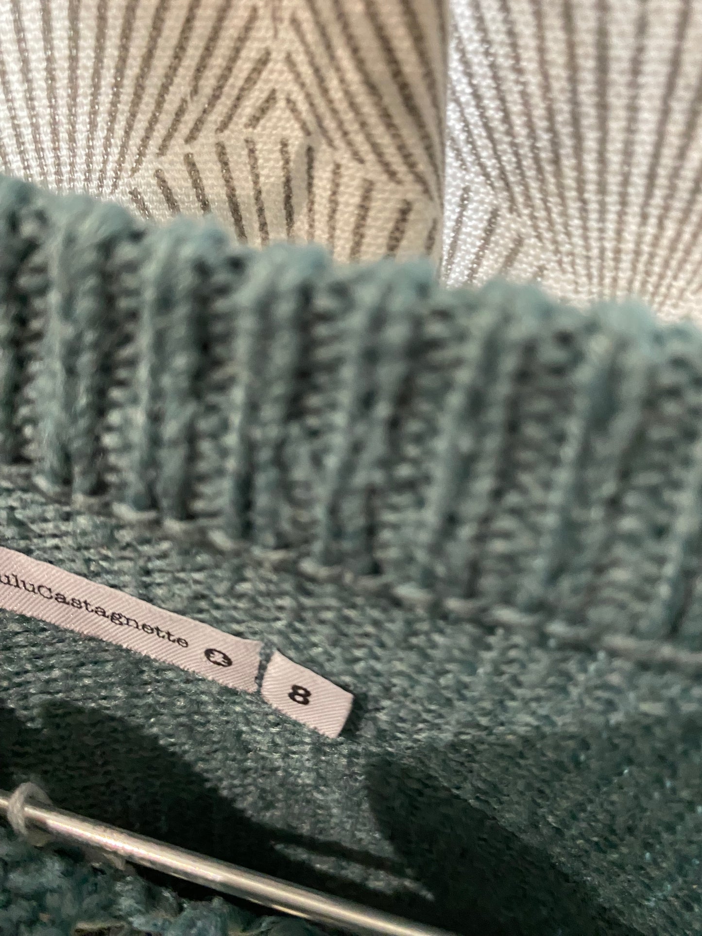 Pull sauge – 8 ans – Lulu Castagnette