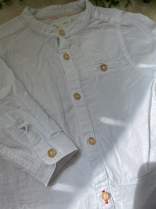 Chemise blanche 3 M / 6 M