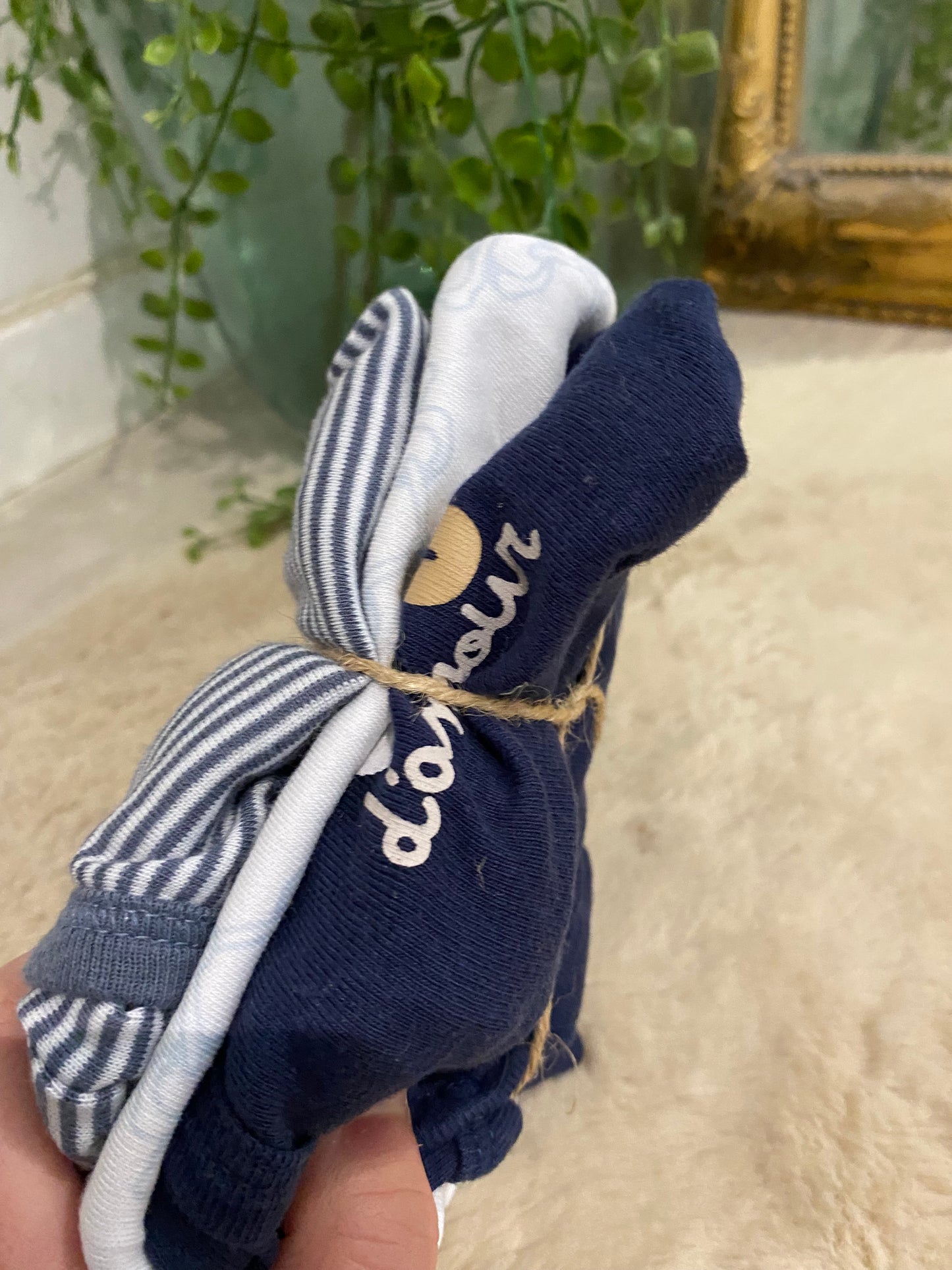 Lot de 3 bodies manches longues bébé – 1 mois – Kiabi