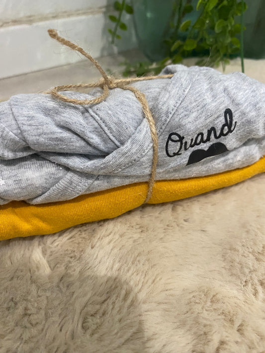 Lot de 3 bodys bébé manches longues – 1 mois – marques variées