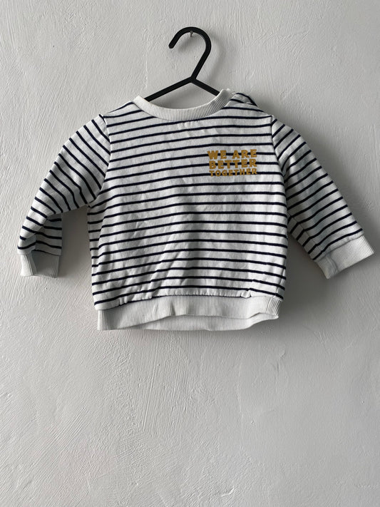 Sweat rayé bébé 9 mois Kiabi éco-conception