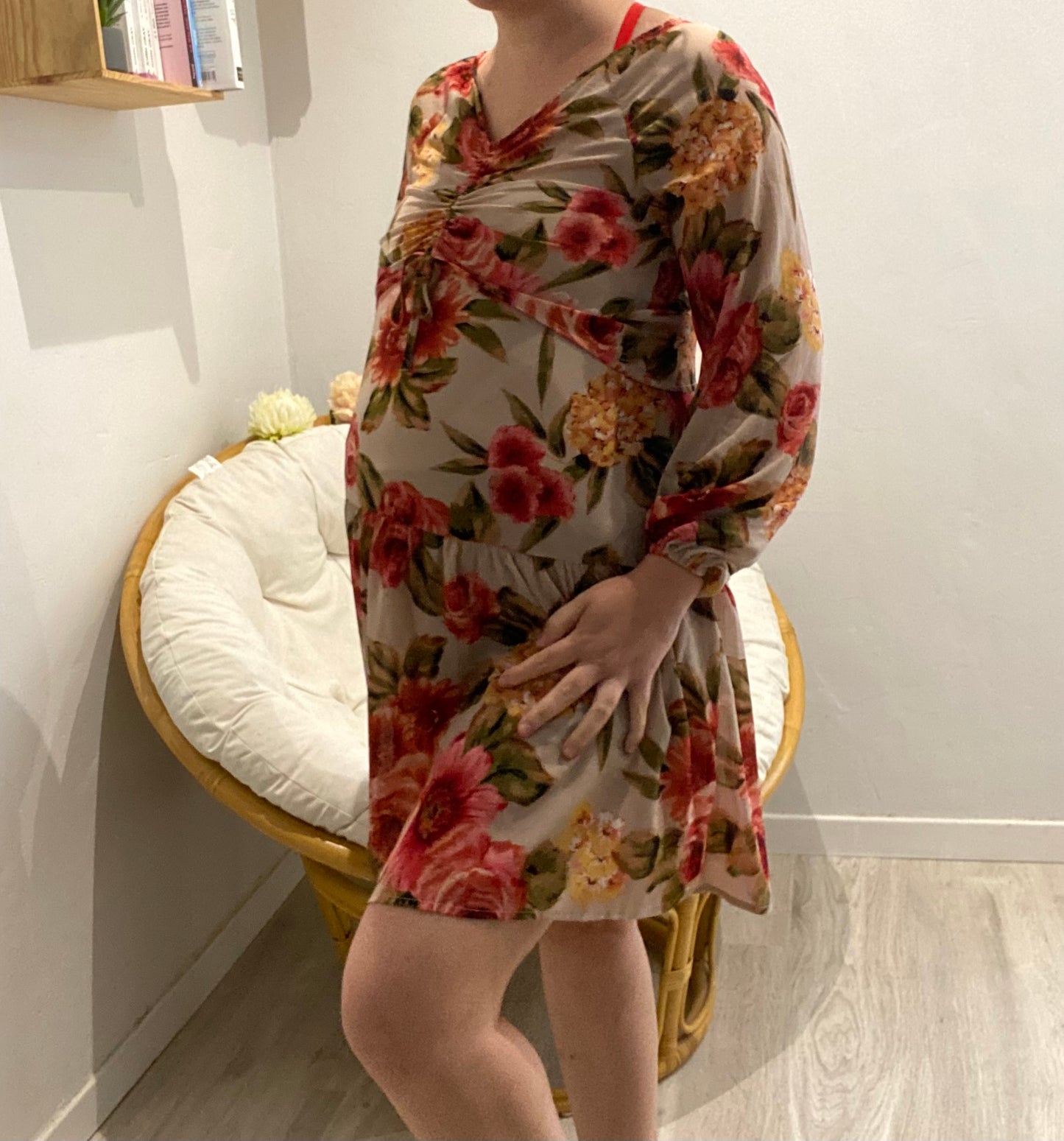 Robe à fleurs XS