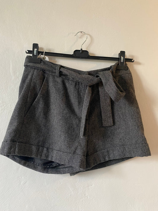 Short gris chiné avec ceinture – Taille 38 – IMC
