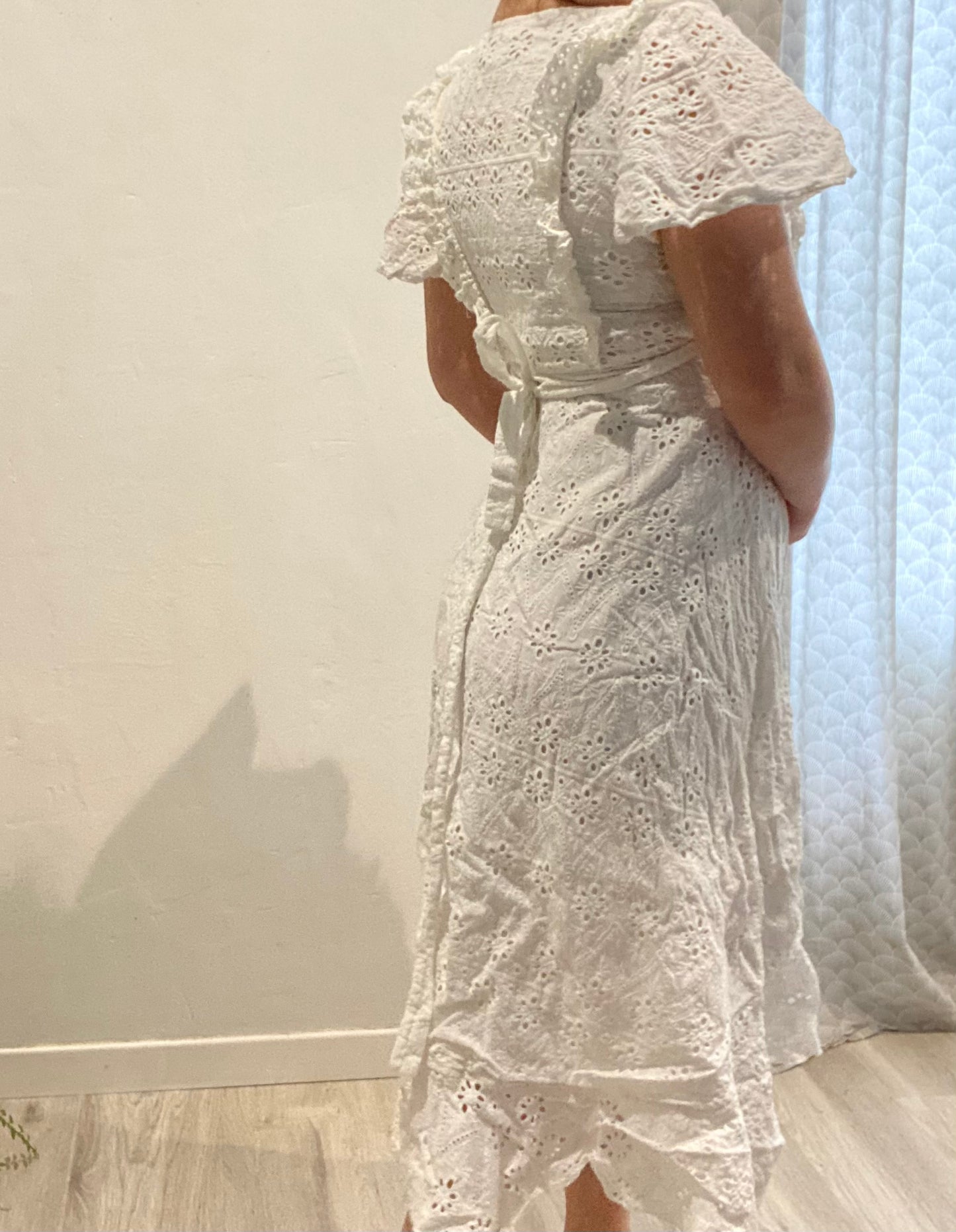 Robe dentelle blanche