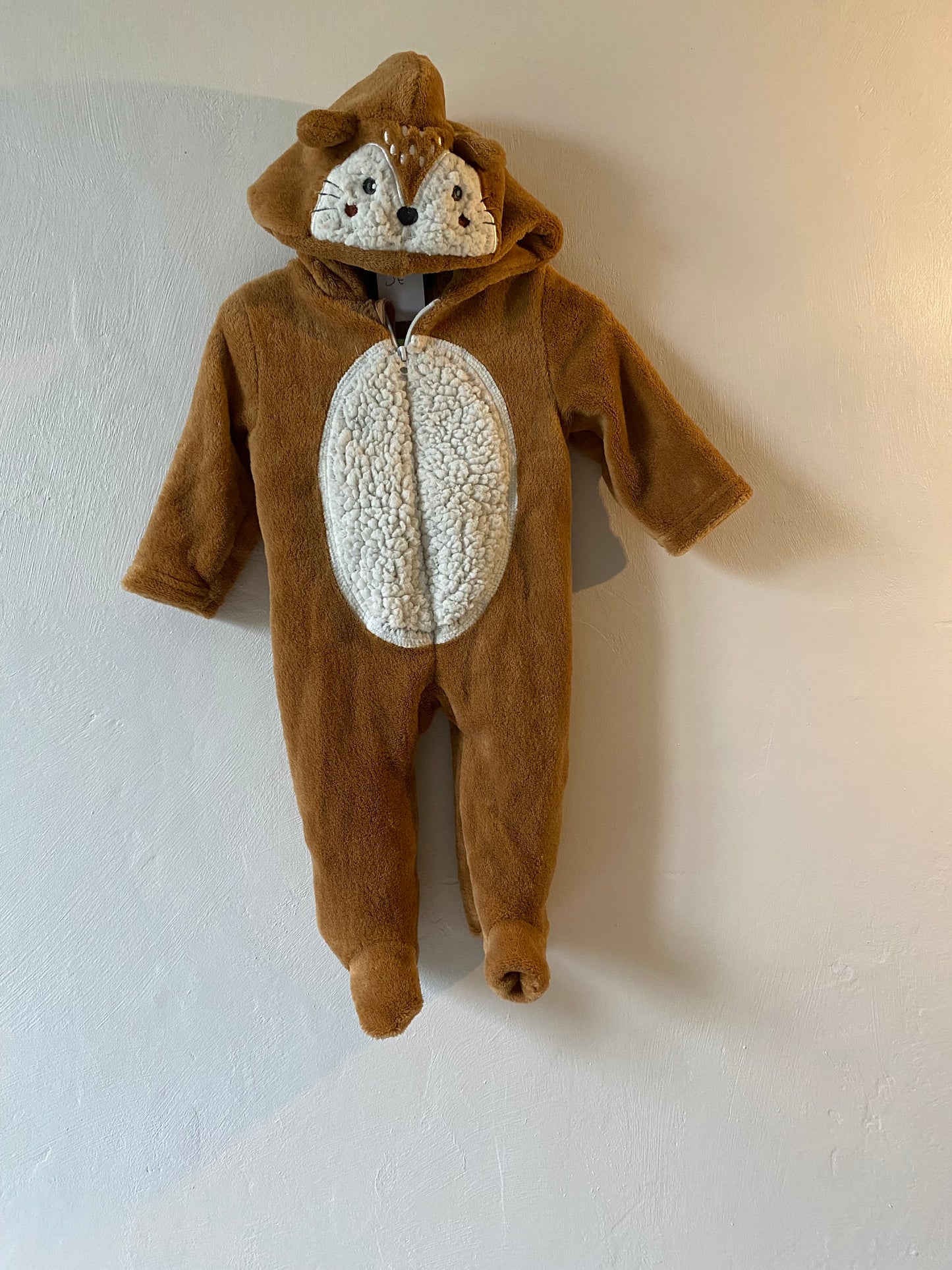 Combinaison bébé renard marron – 3 mois – In Extenso