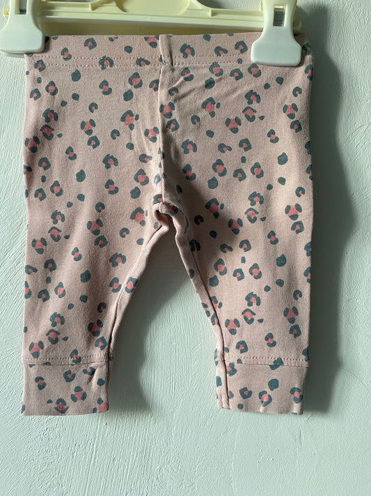 Legging rose motif léopard Kiabi - 6 mois (67-69 cm)