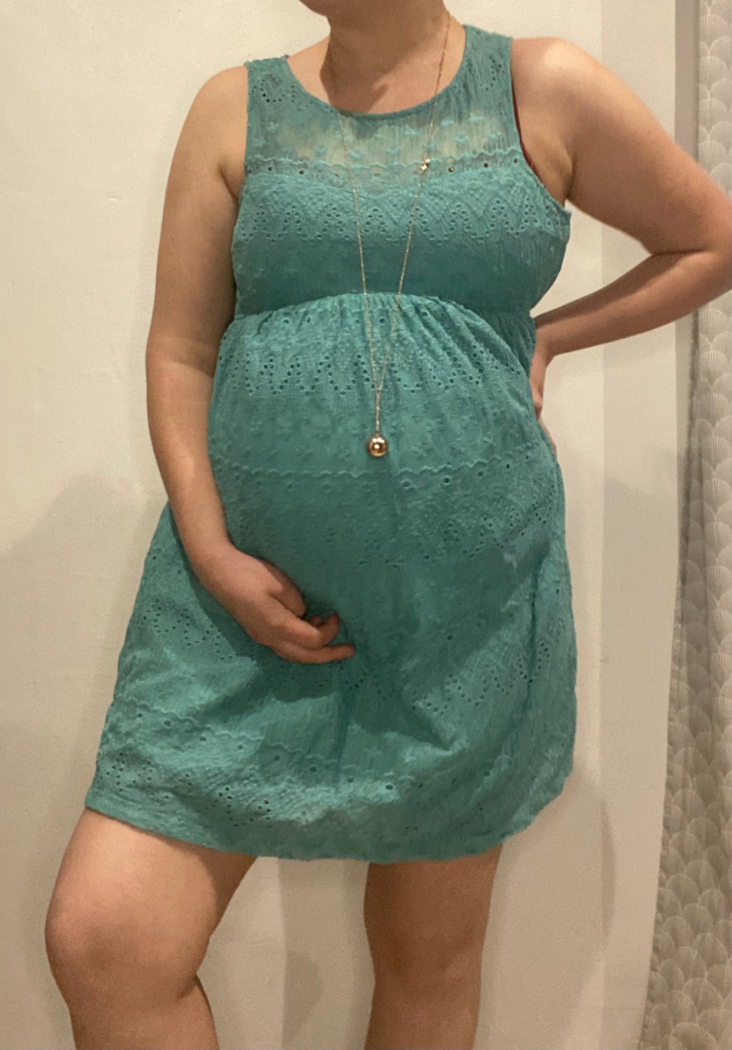 Robe turquoise 38