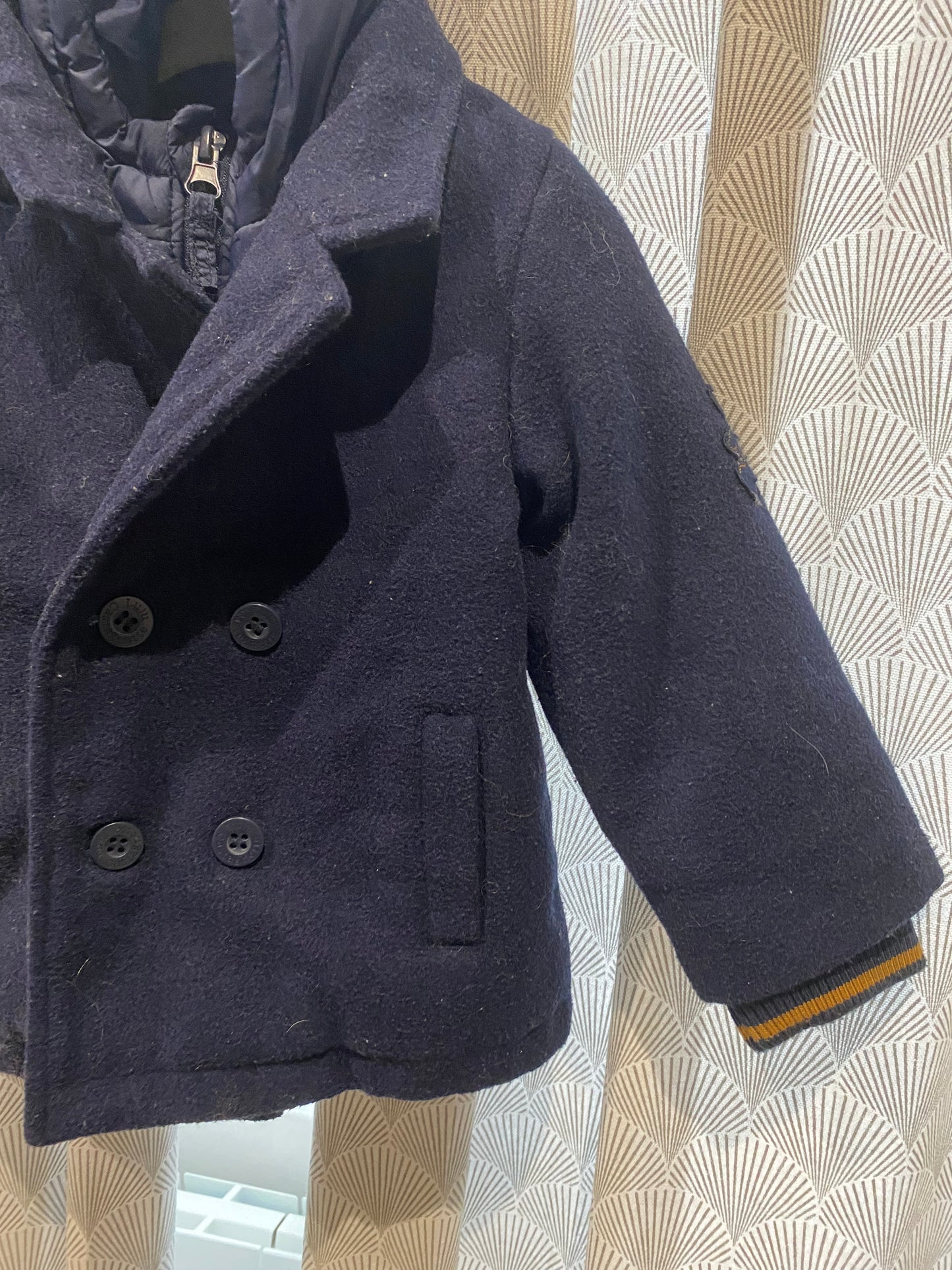 🧥 Duffle-coat avec capuche – Lulu Castagnette – 18 mois