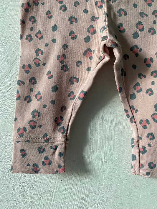 Legging rose motif léopard Kiabi - 6 mois (67-69 cm)