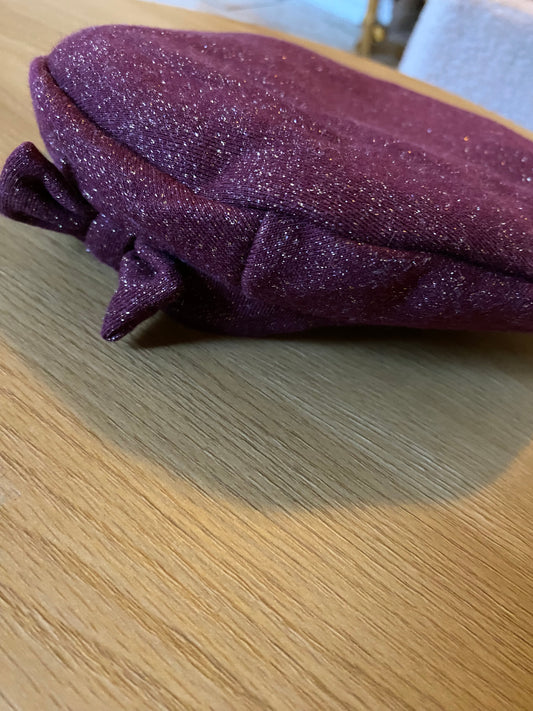 Béret bordeaux à paillettes – 49/51 cm – Petit Bateau