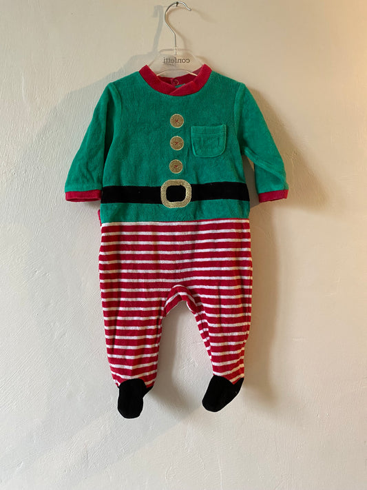 Pyjama bébé 1 pièce lutin – 6 mois – sans marque