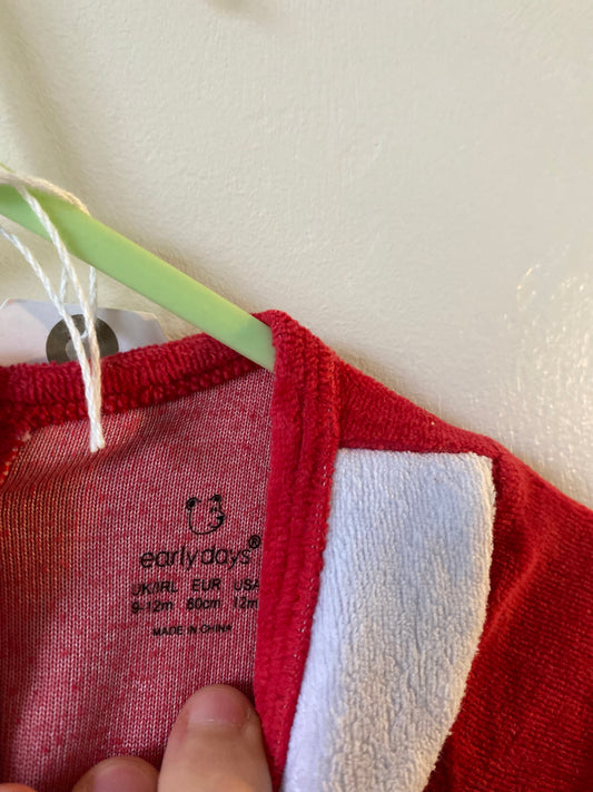 Robe Mère Noël bébé rouge – 9/12 mois – Early Days