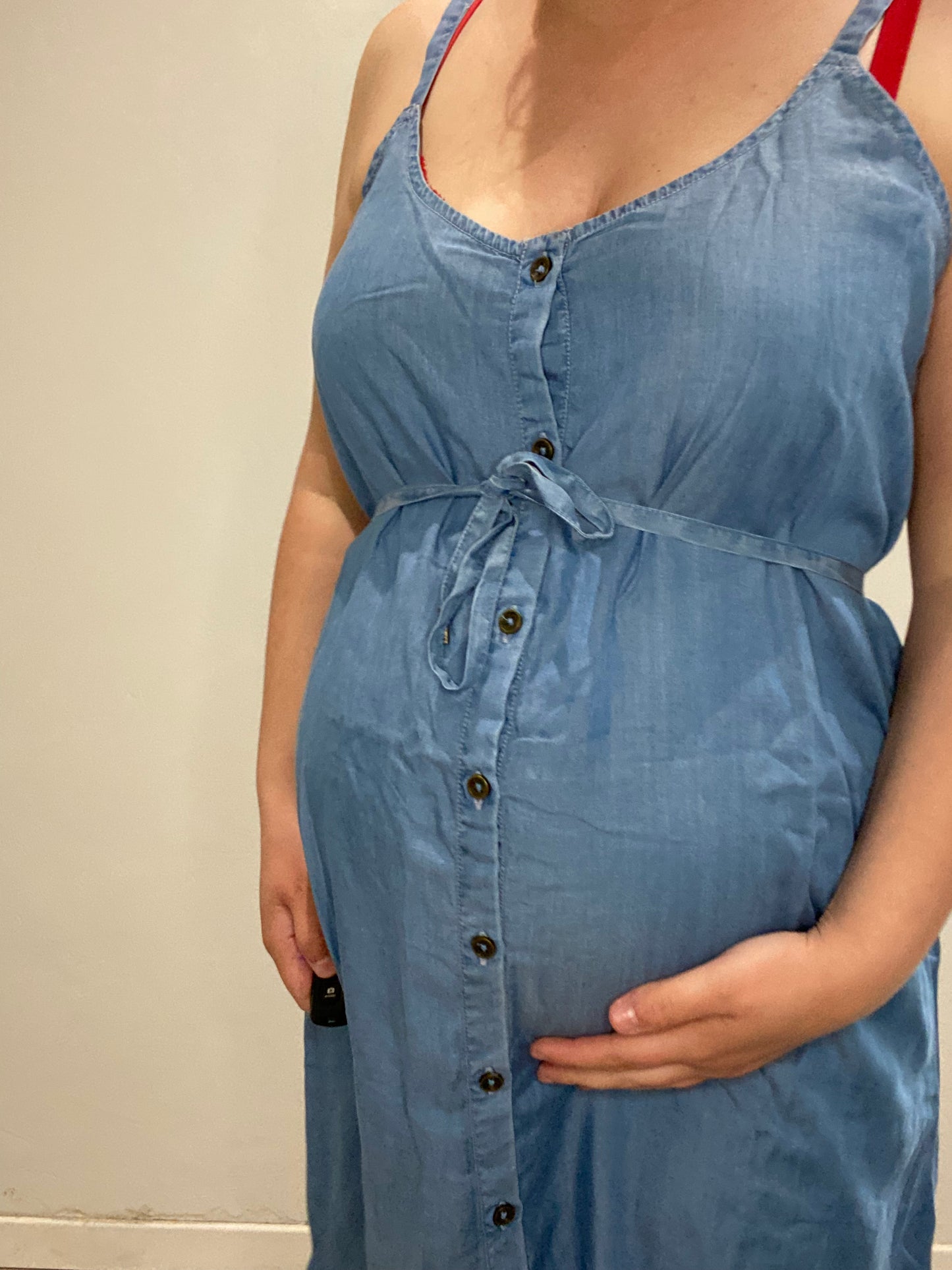 Robe effet jeans