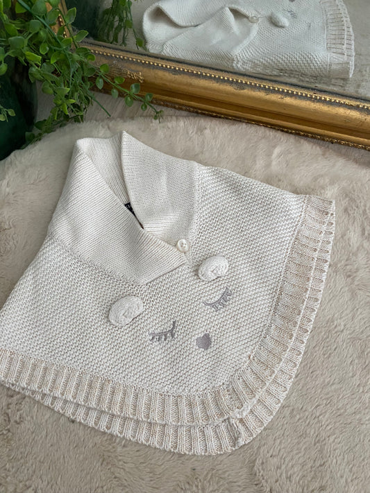 Poncho beige tout doux Kiabi – 6 mois