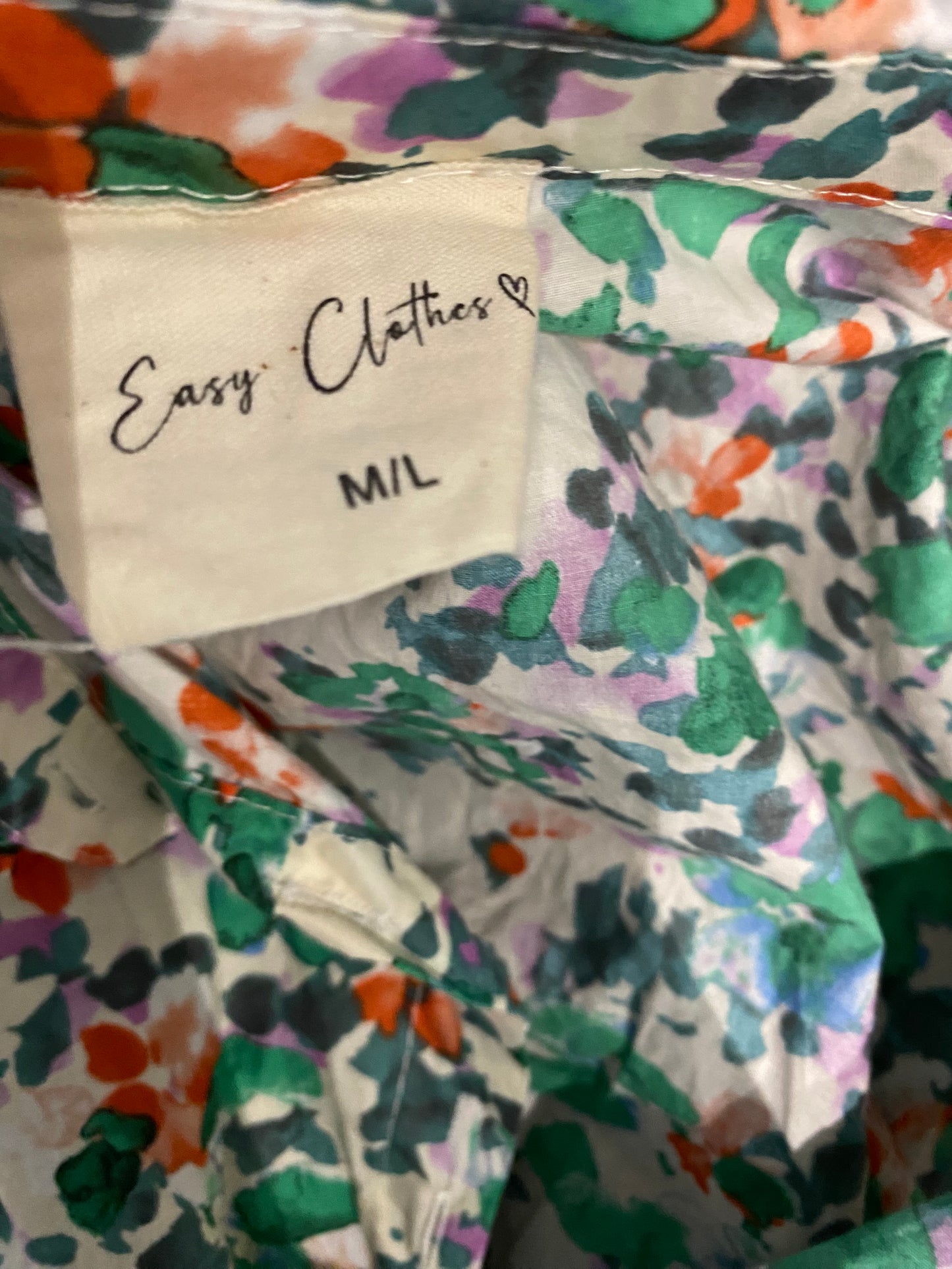 Chemise multicolore – Easy Clothes – taille M/L