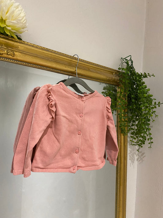 Gilet rose 18mois