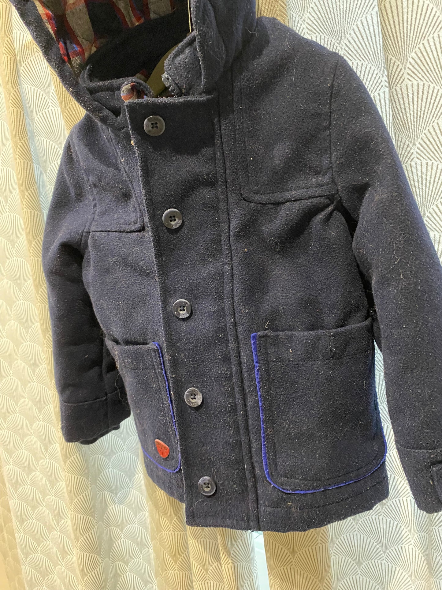 🧥 Duffle-coat marine style anglais – Sergent Major – 2 ans