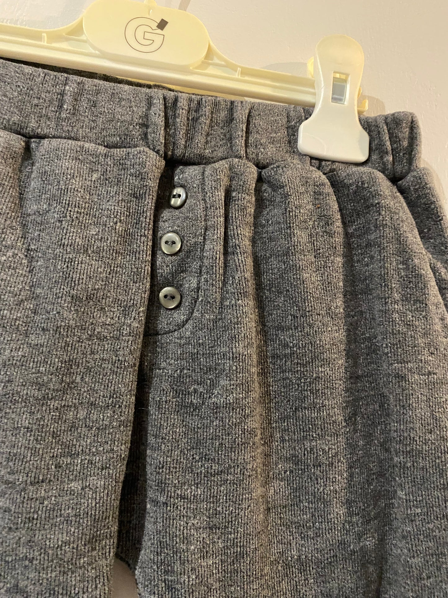 Pantalon large gris chiné – Lebôme – 2/3 ans