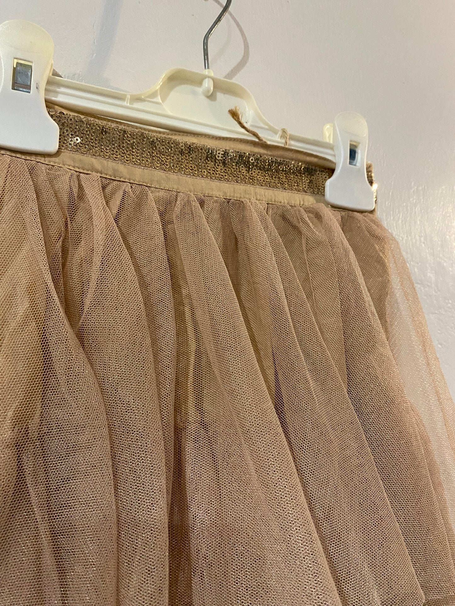 jupe effet tulle dorée – 4 ans – vertbaudet