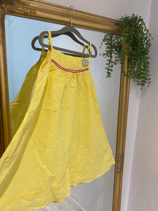 Robe jaune 8 ans