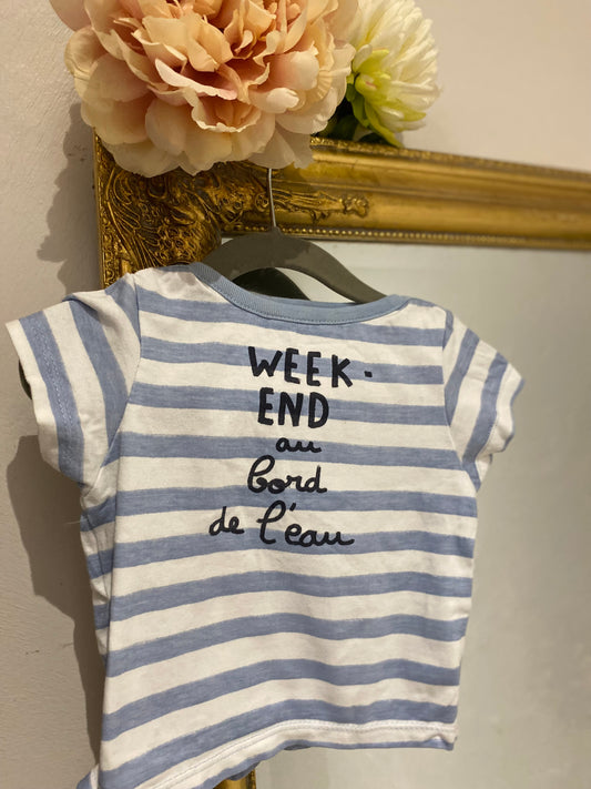 T shirt rayé 6 mois