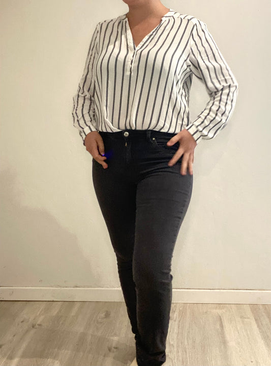Jean slim gris