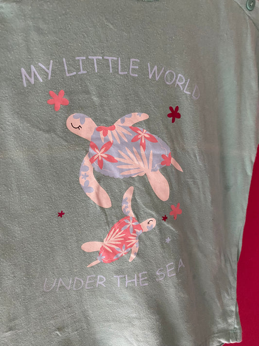 T shirt tortue 8ans