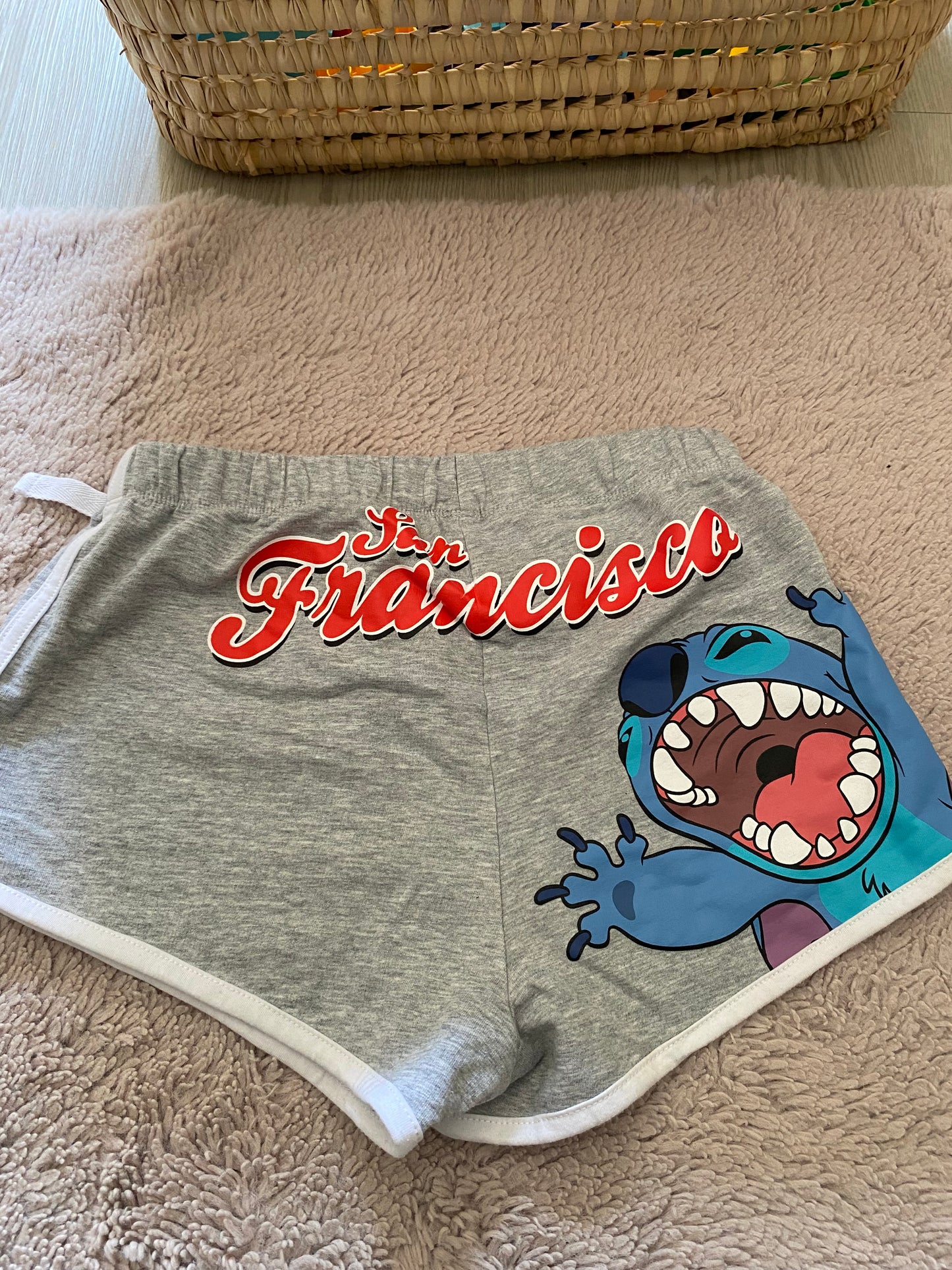 🐭 Short jogging gris Stitch Disney – Undiz – Taille S
