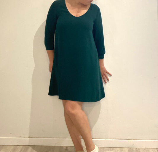 Robe verte droite