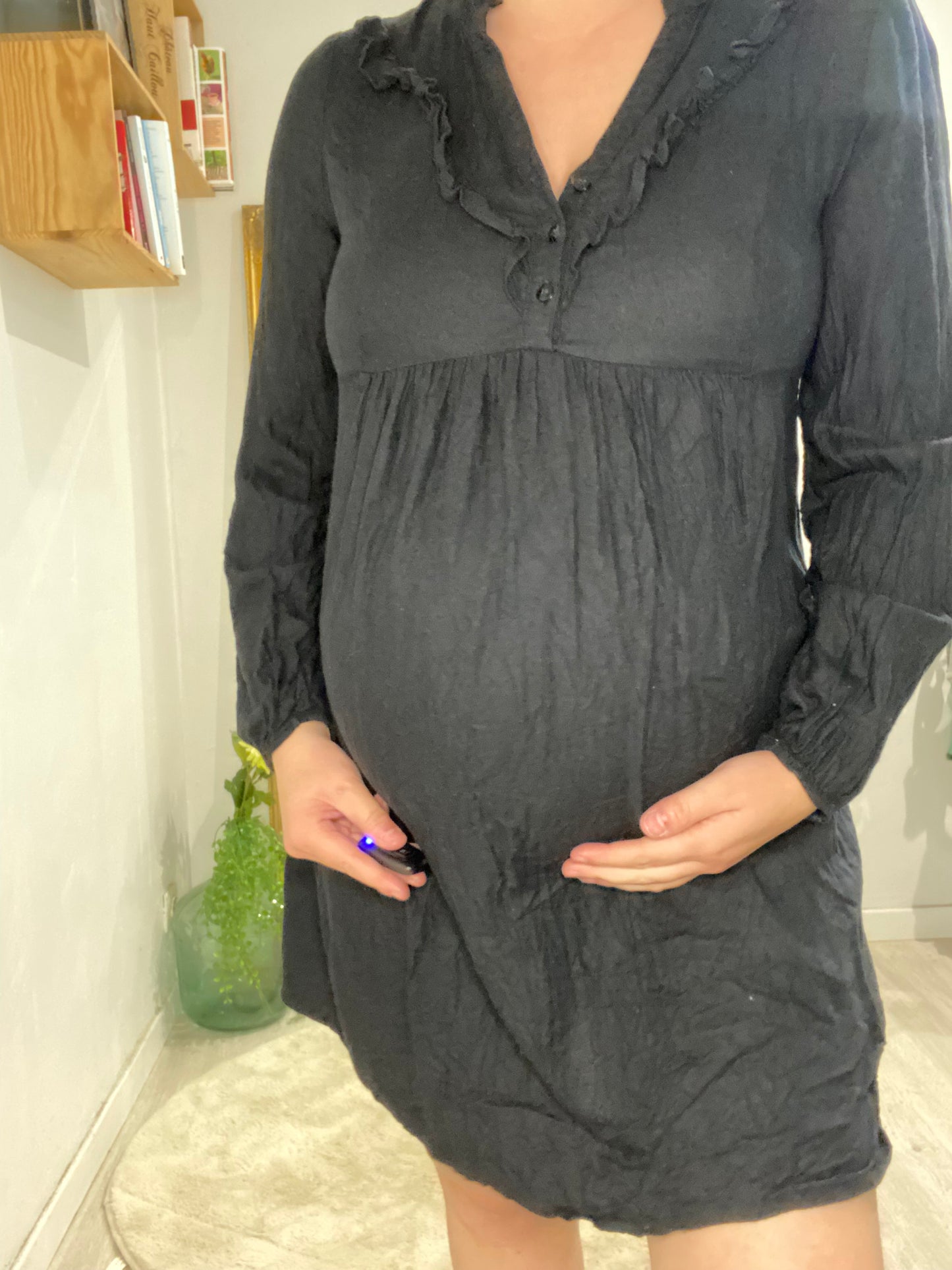 Robe noire manches longues – Kiabi – Taille 38