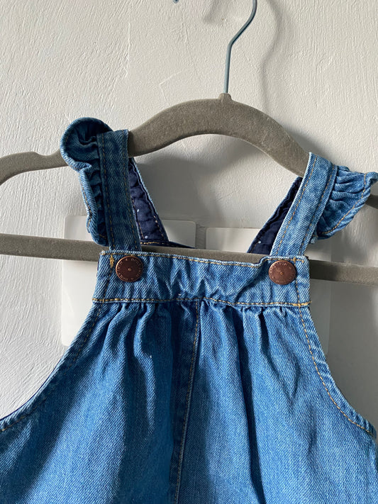 T-shirt manches longues lilas In Extenso avec col volanté - 18 mois